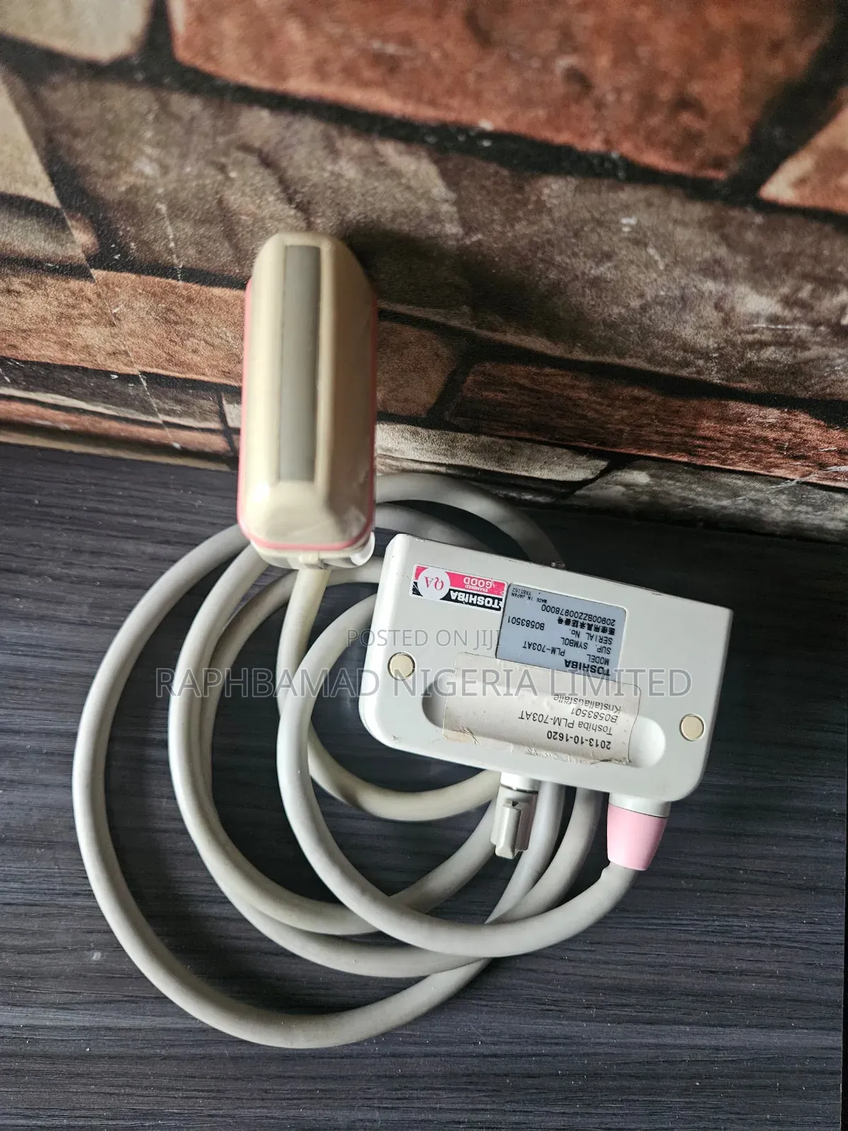 Original Toshiba Nemio Convex Ultrasound Probe (Transducer) for Sale