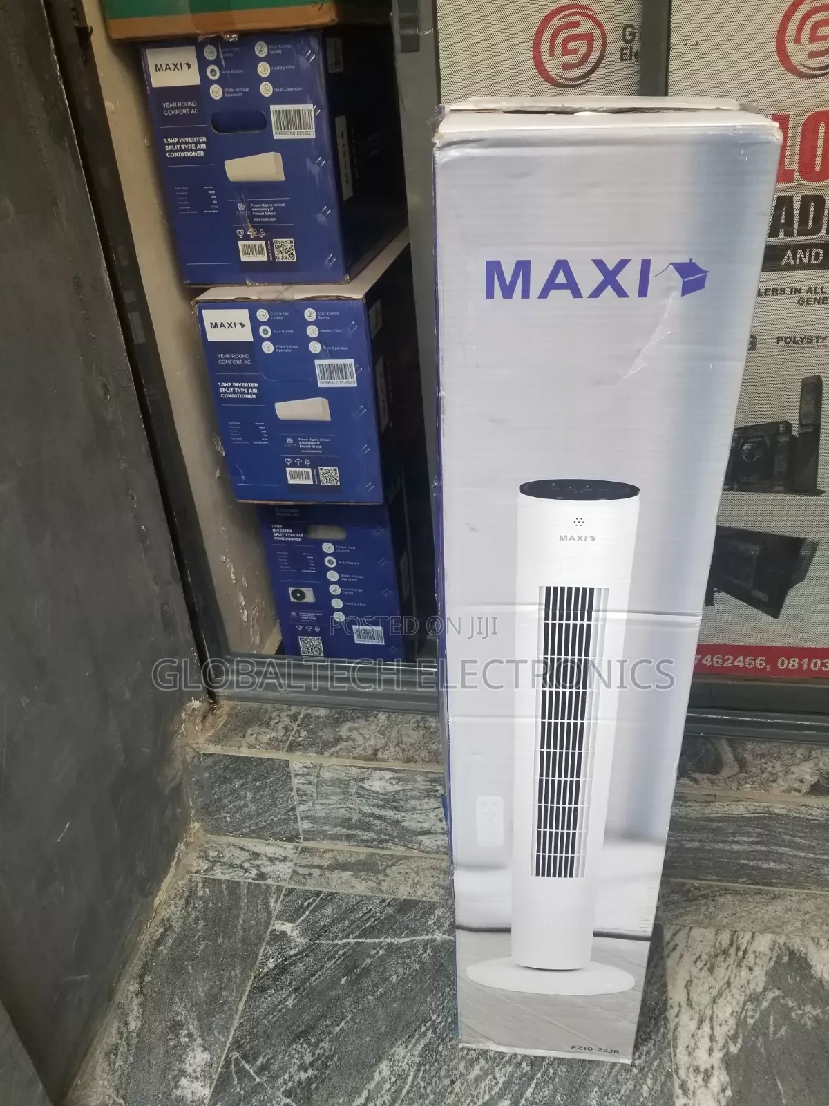 Maxi Tower Fan 40 Inch White (10-22jr)