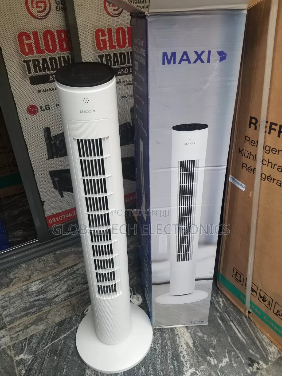 Maxi Tower Fan 40 Inch White (10-22jr)