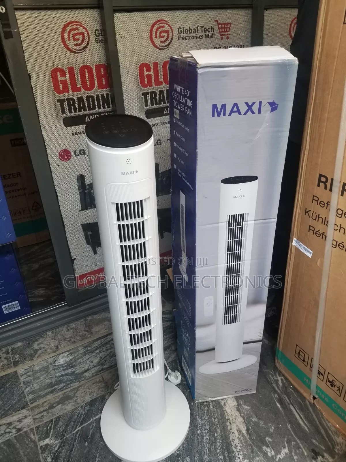 Maxi Tower Fan 40 Inch White (10-22jr)