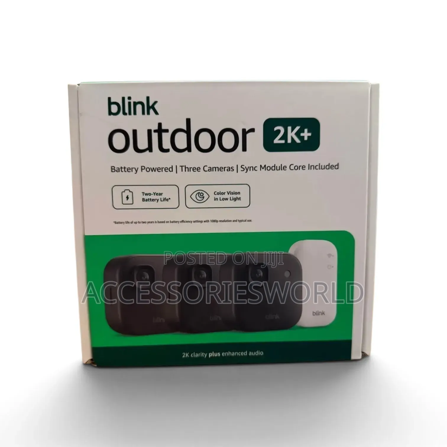 Blink Outdoor 2K+ Wireless Smart Security Camera (3-Camera System)