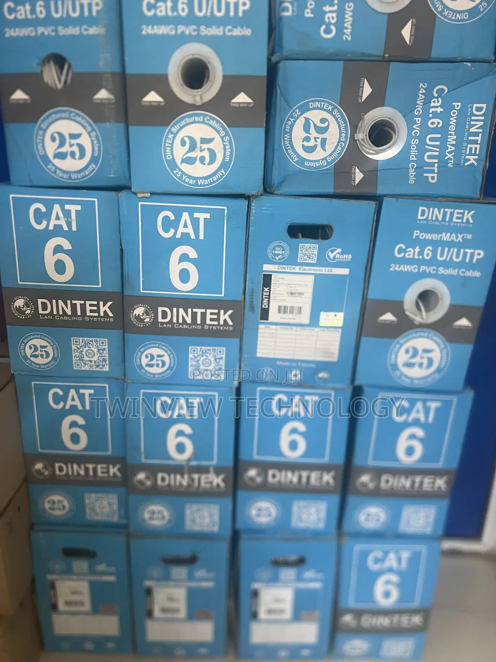 DINTEK Cat6 Network Cabl (305) 100% Pure Copper