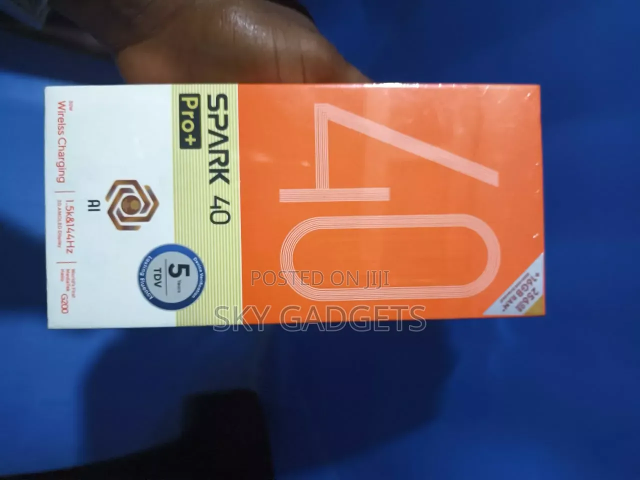 New Tecno Spark 40 Pro+ 256 GB Black