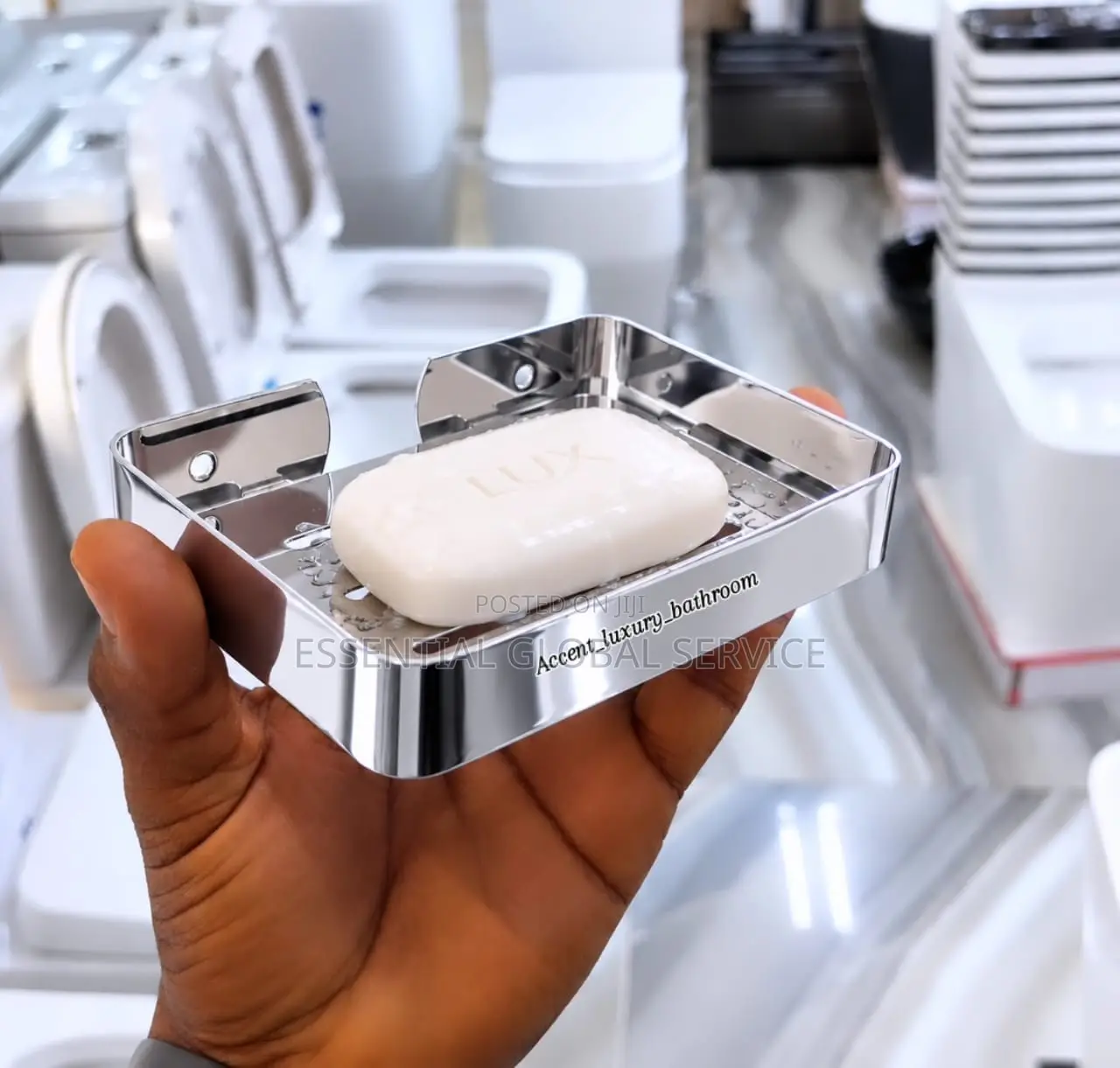 Wall-Mounted Stainless Steel Soap Dish