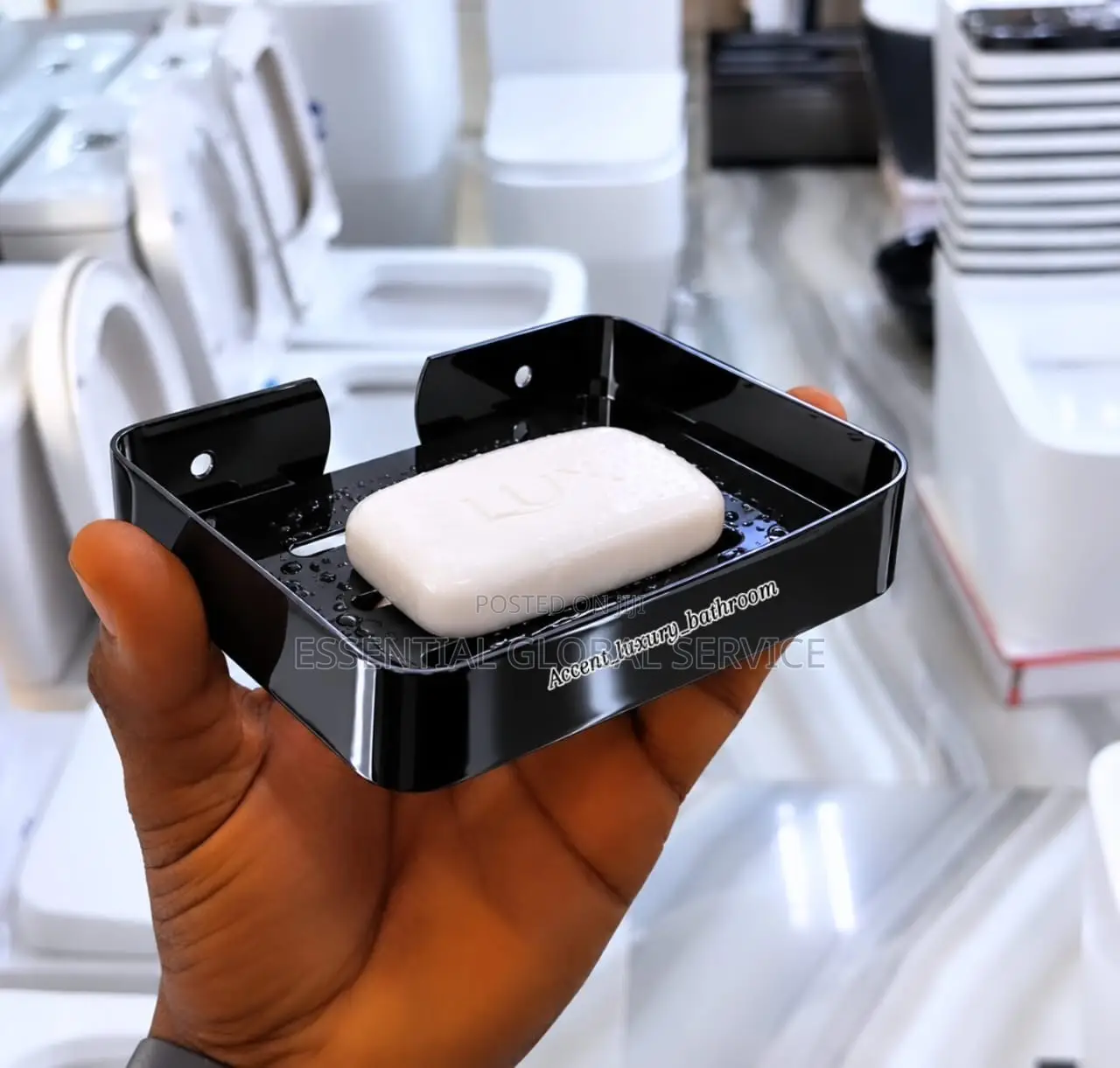 Wall-Mounted Stainless Steel Soap Dish