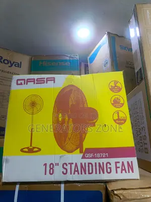 QASA 18-Inch Standing Fan for Indoor Ventilation
