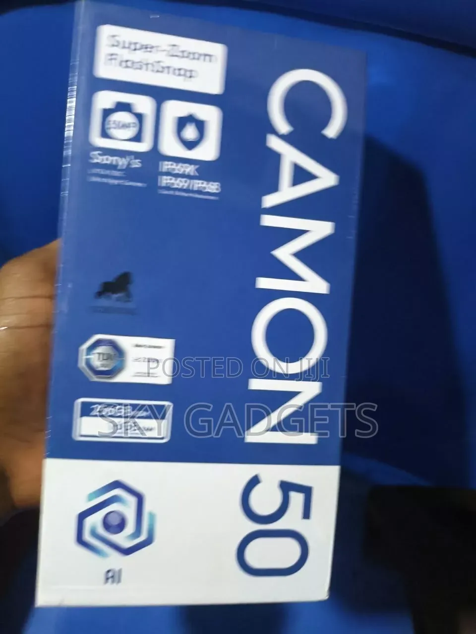 New Tecno Camon 50 256 GB Black