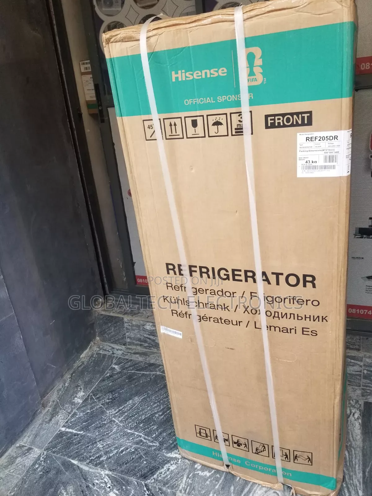 Hisense Top Freezer Refrigerator 205L (205DR)
