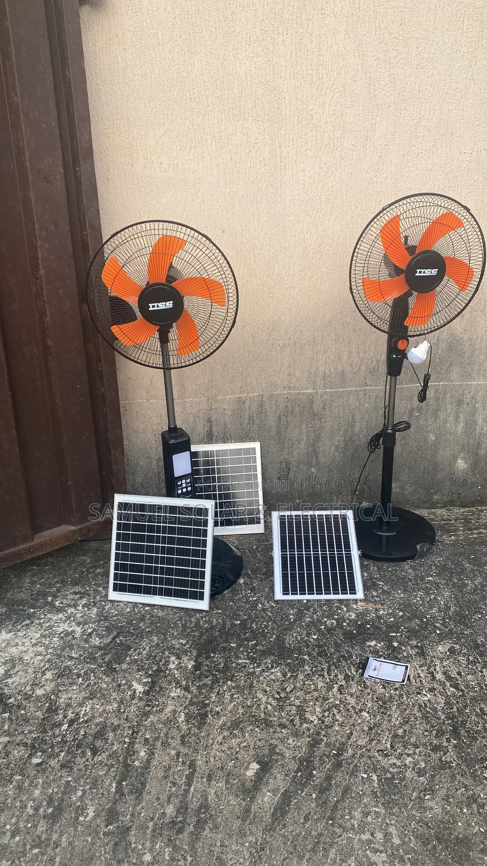 Solar Rechargeable Fan