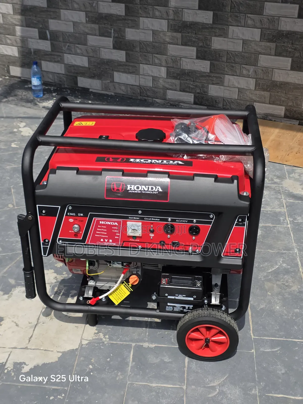 15KVA Brand New Honda Generator With Key Start 100% Pure Copper Coil
