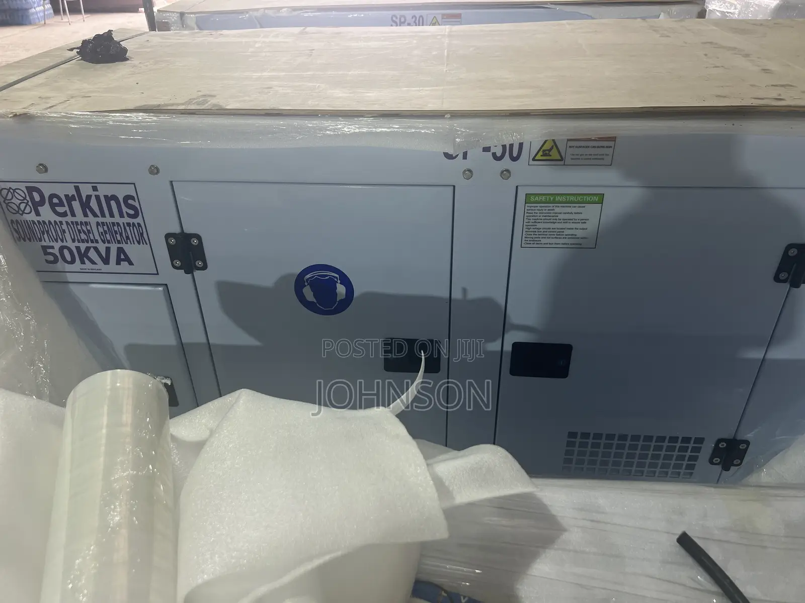 50kva Brand New UKPerkins Soundproof Diesel Generator 100% Copper 
