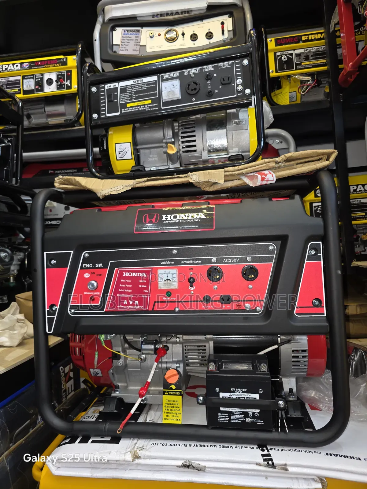 15KVA Brand New Honda Generator With Key Start 100% Pure Copper Coil