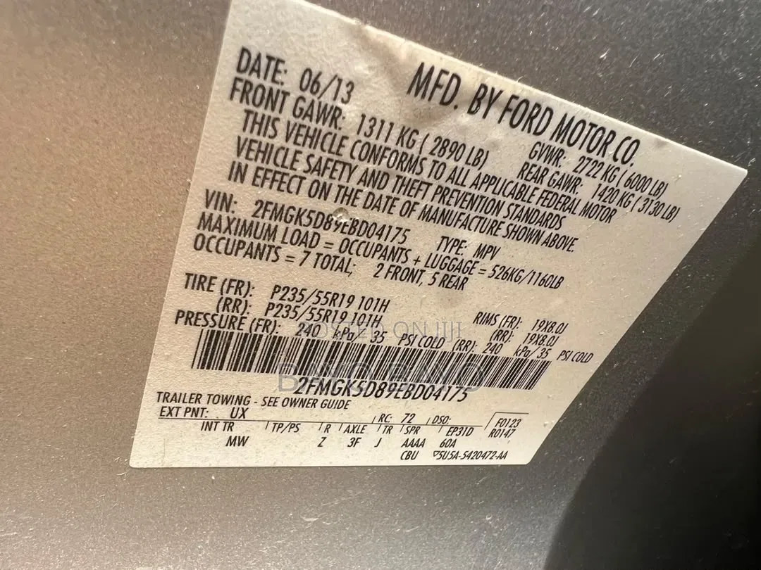 Ford Flex SEL 2013 Silver