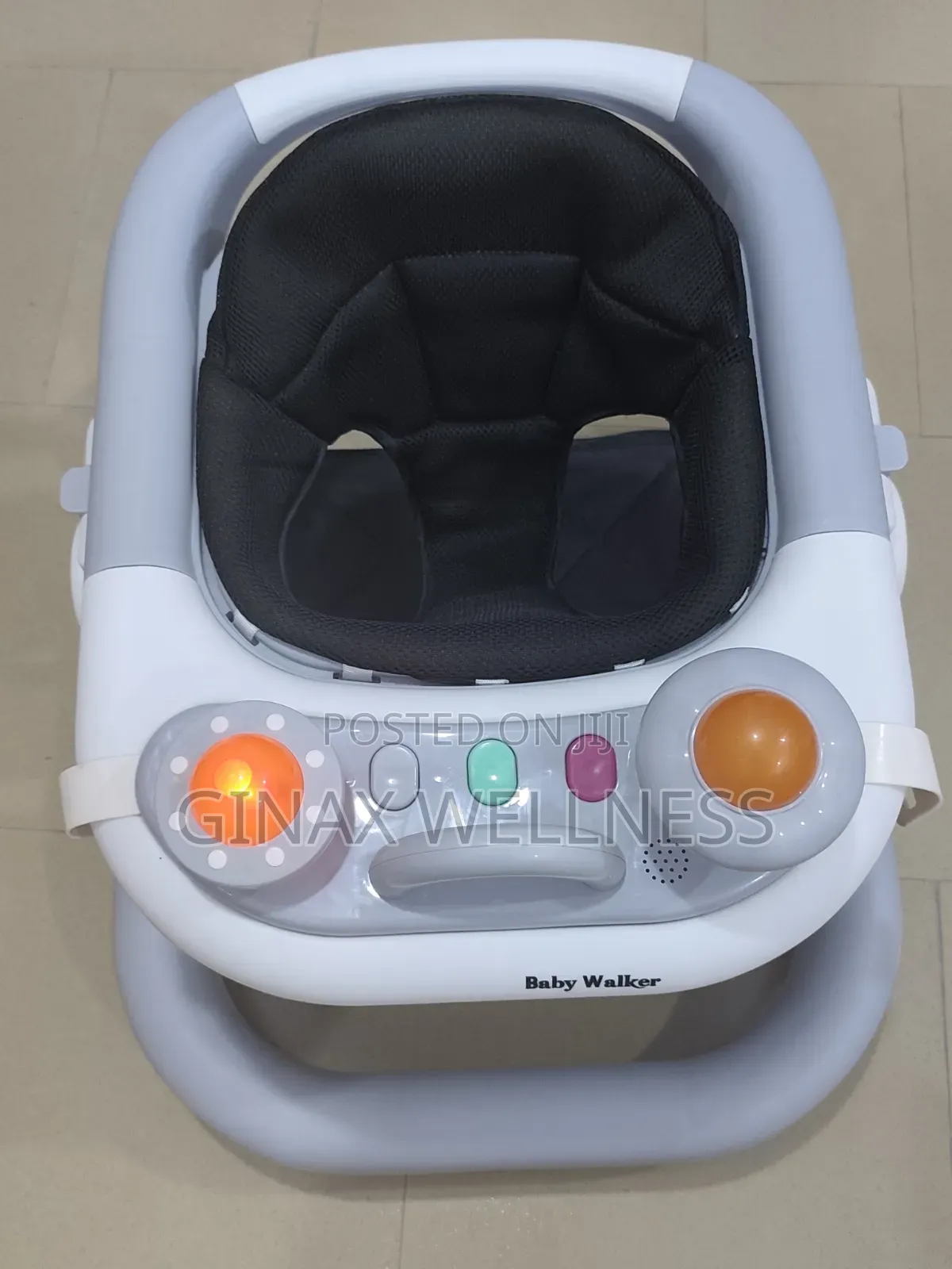 Multifunctional Baby Walker With Music, Lights & Adjustable Height
