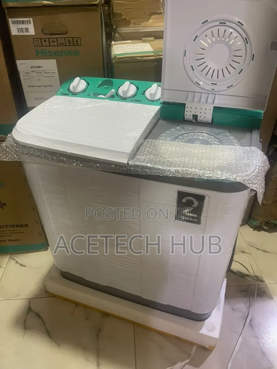Get Your Hisense 7.5kg Twin Tub Washing Machine Today
