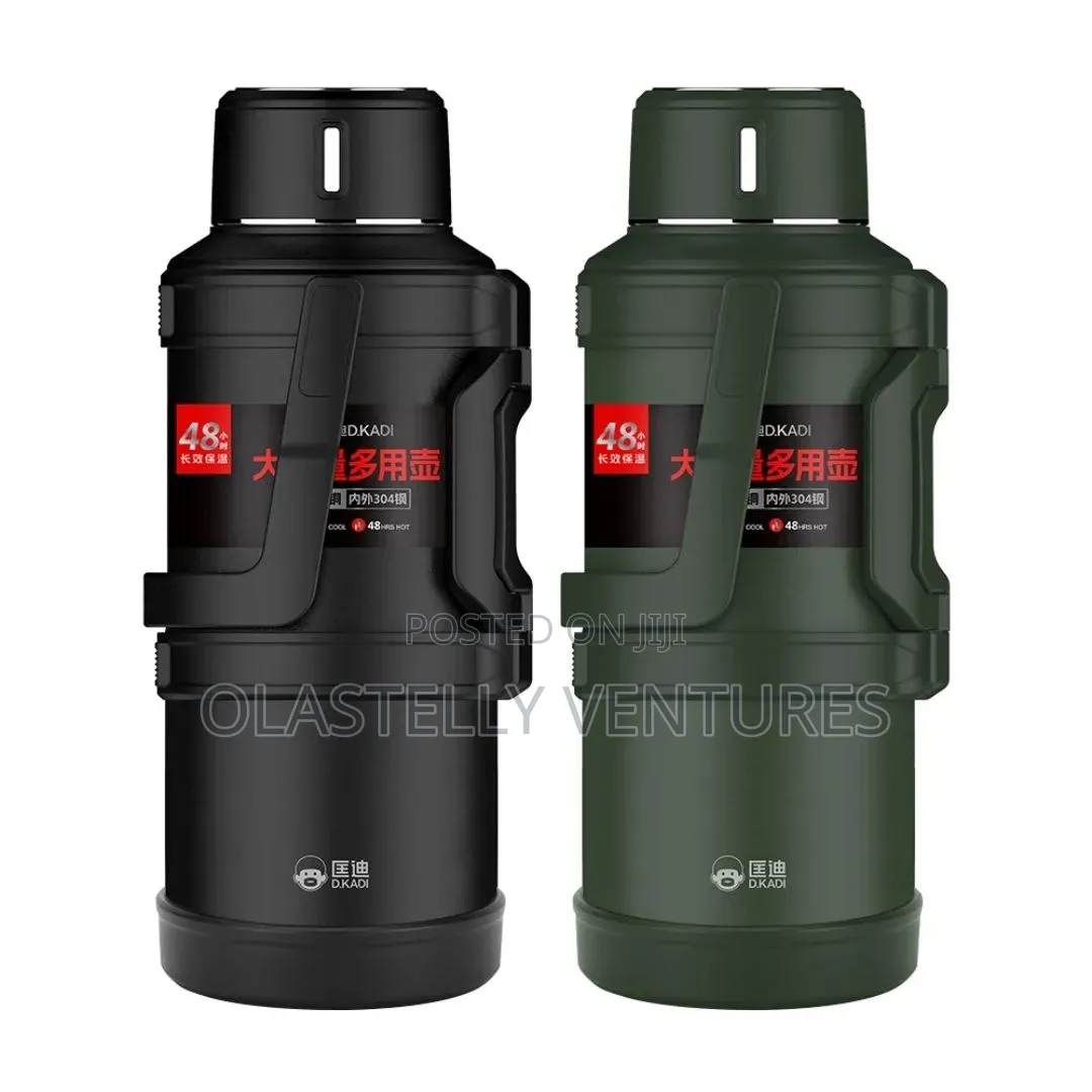Original D KADI 304 Stainless Steel Double Wall Thermos 5L Flask H.