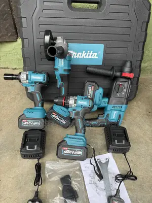 Makita Cordless 4in1 Combo Set Brushless 280volts & Battery Indicator