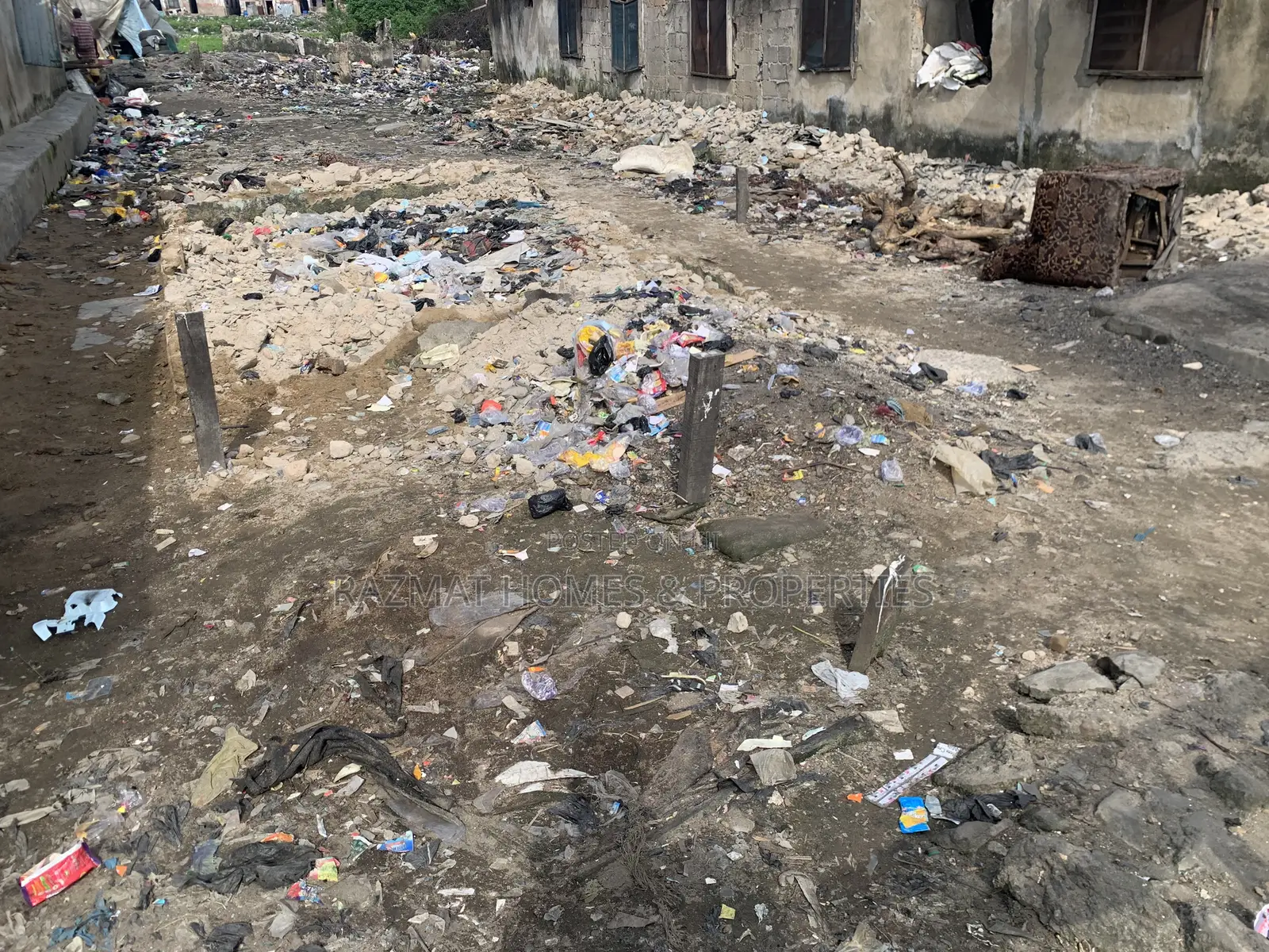 A Demolished Quarter Plot of Land Measuring 150sqm