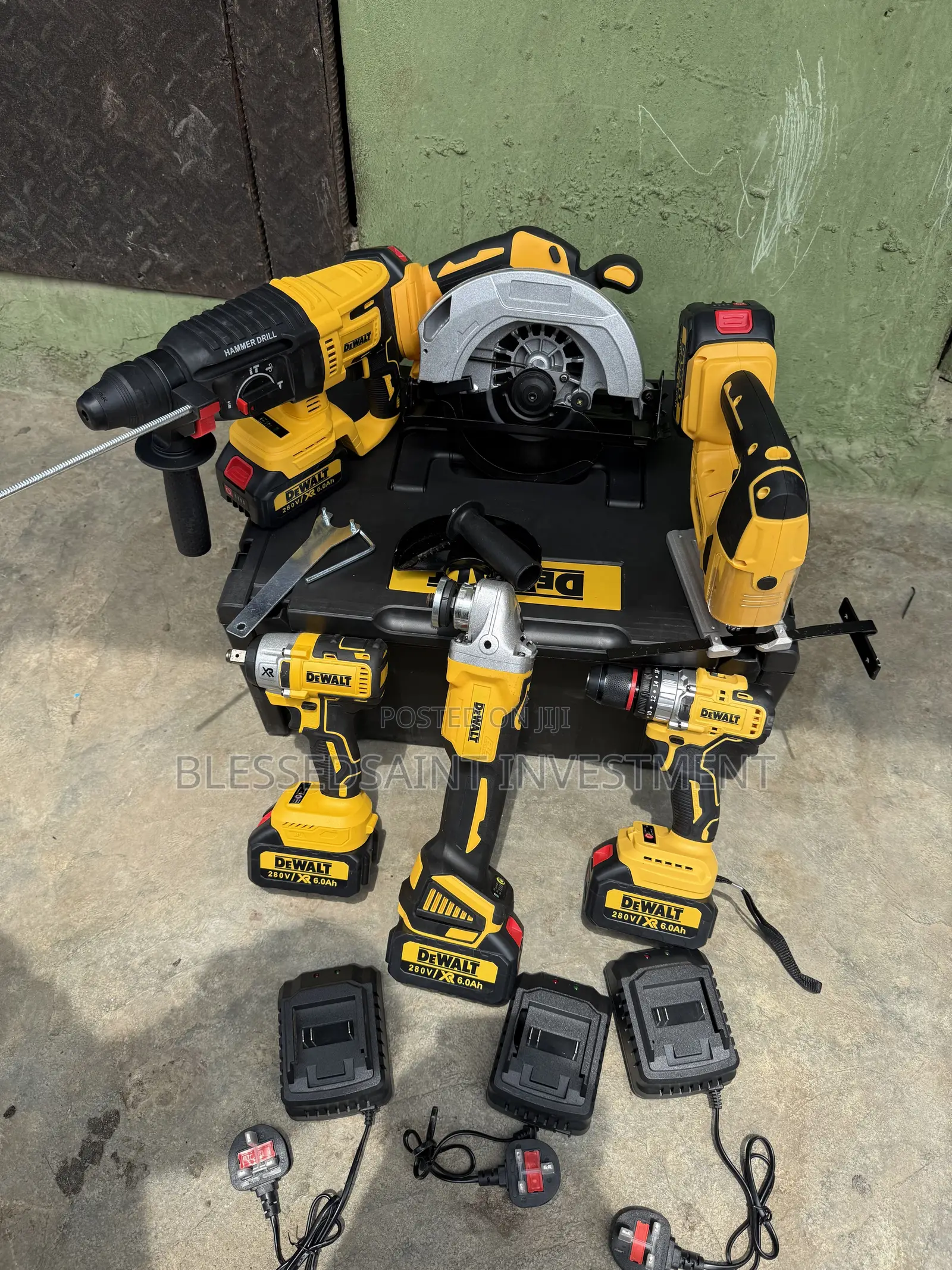 Dewalt Cordless 6in1 Brushless Power Tools Set Set 280v