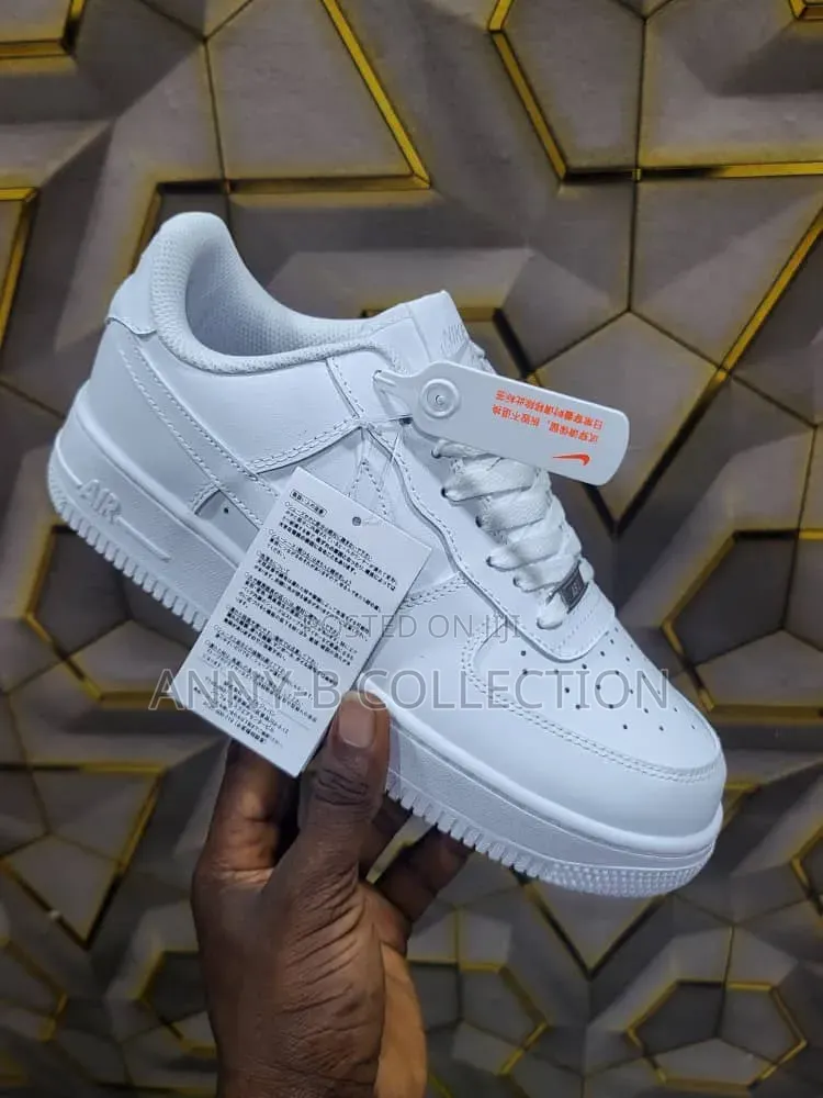 Pure White Unisex Nike Sneakers