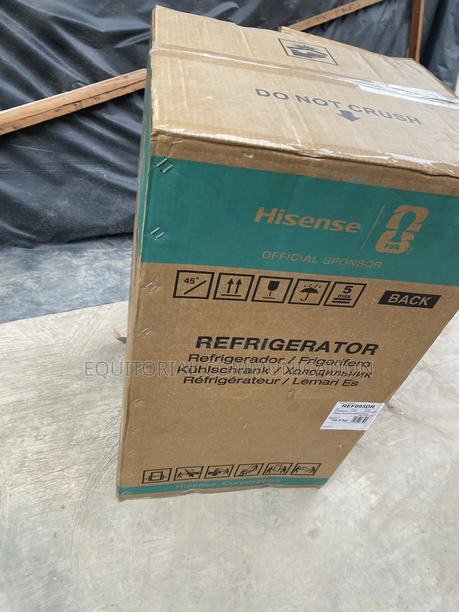 Hisense 90L Small Fridge With Top Freezer Model REF093DR