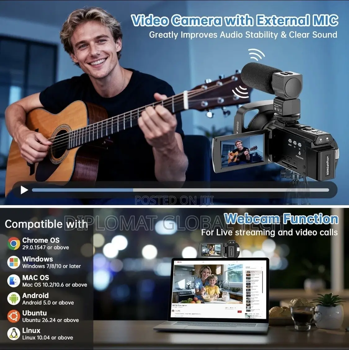 Hdv255k 8k Video Wi-Fi Camera Camcorder 2025 Latest 88mp Ultra HD