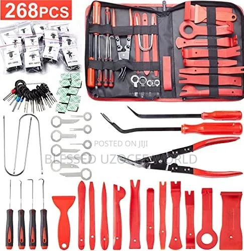 268Pcs Car Automotive Trim Audio Interior Disassembly/Removal Tool Kit