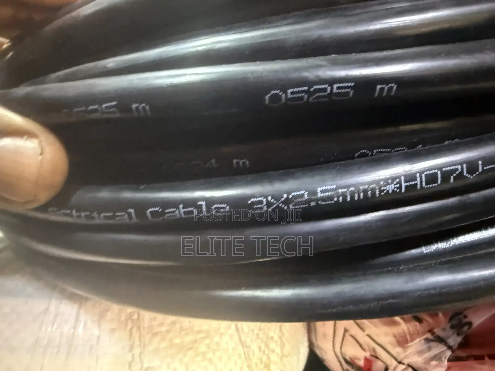 2.5mm X 3 Core Nigeria Flexible Cable (100% Power Cable - Full Gauge)