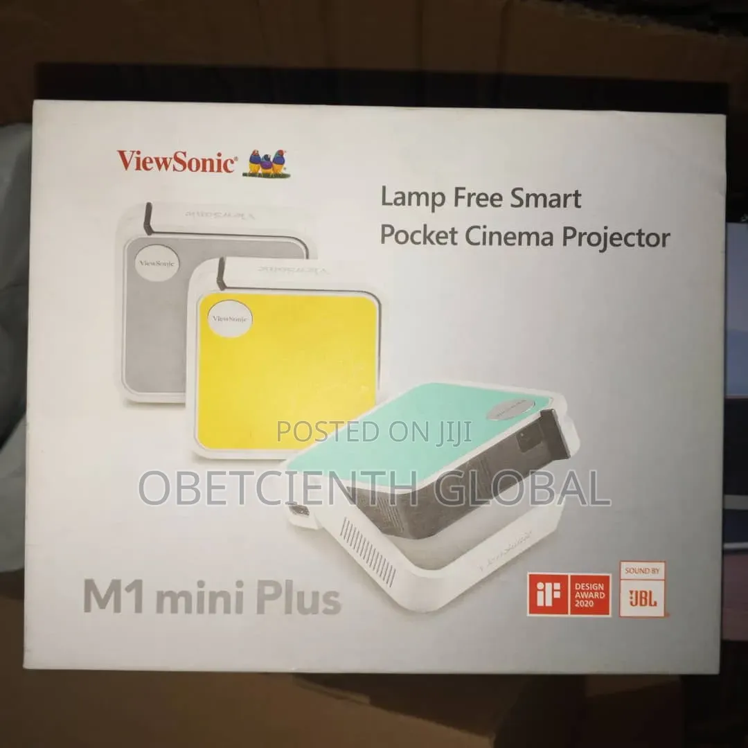 ViewSonic M1 Mini Plus Ultra-Portable Pocket-Size Smart LED Projector
