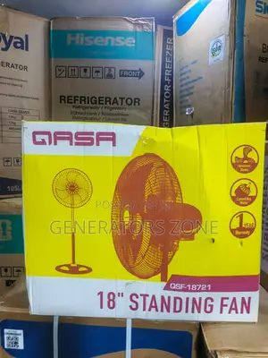 QASA QSF-18721 Aluminium Blade Indoor Ventilator Standing Fan