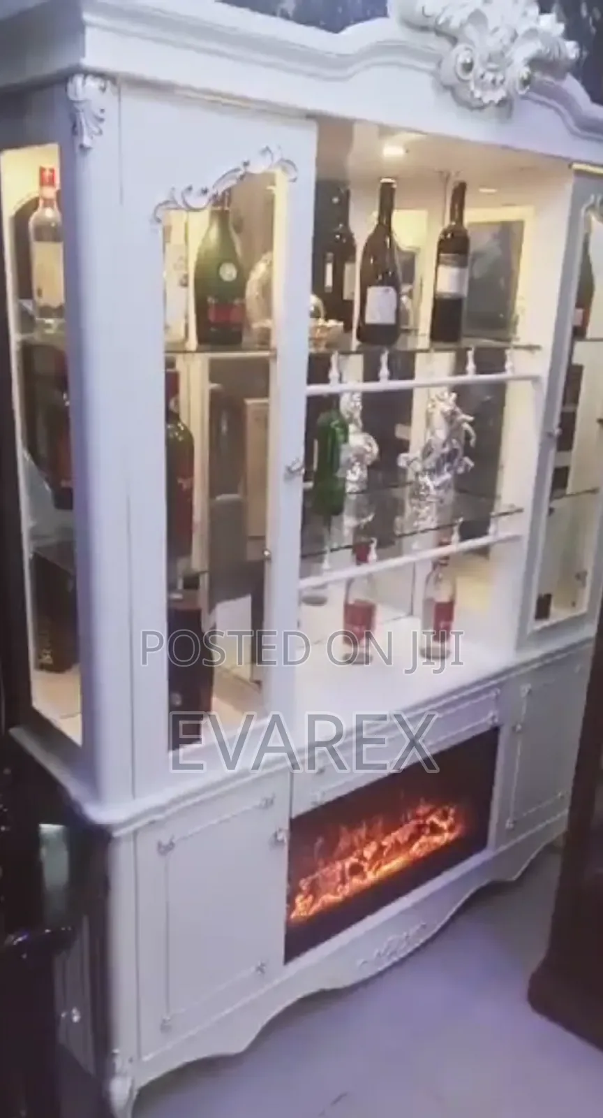 Exotic Wine Shelve, Fireplay Wine Shelve