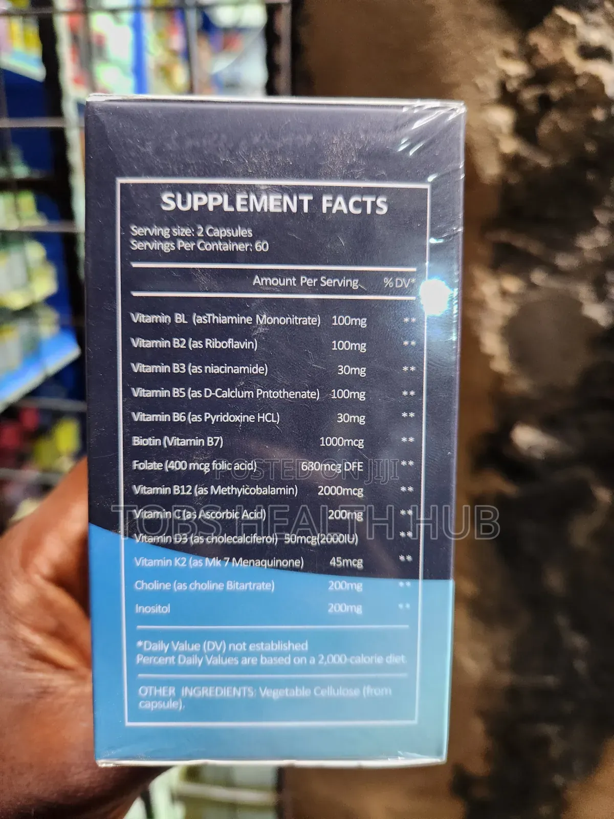 Totaria Health Vitamin B Complex Plus 13-in-1 - 120 Capsules