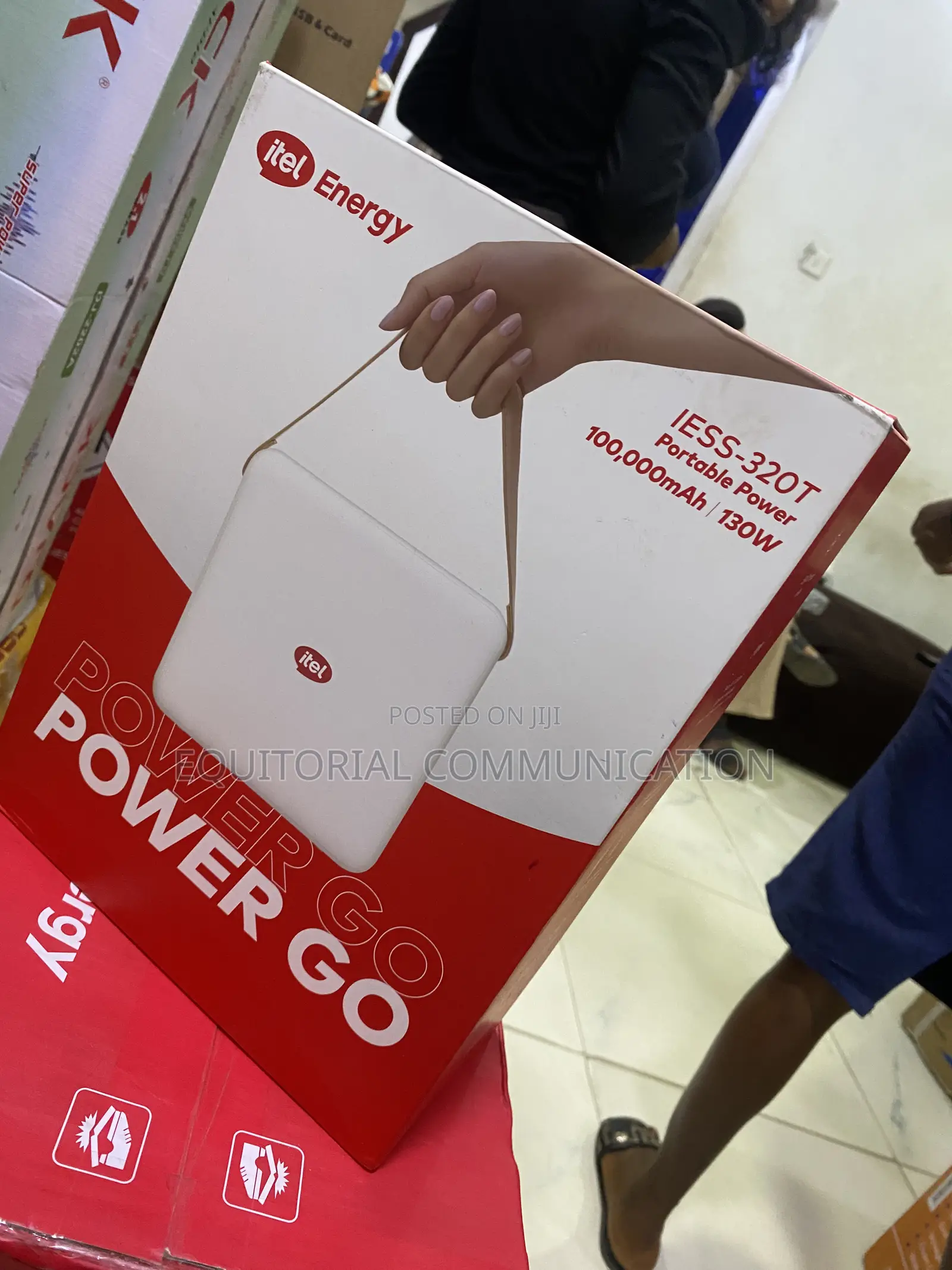 iTel IESS-320T 100,000mAh High-Capacity Portable Power Go 130W