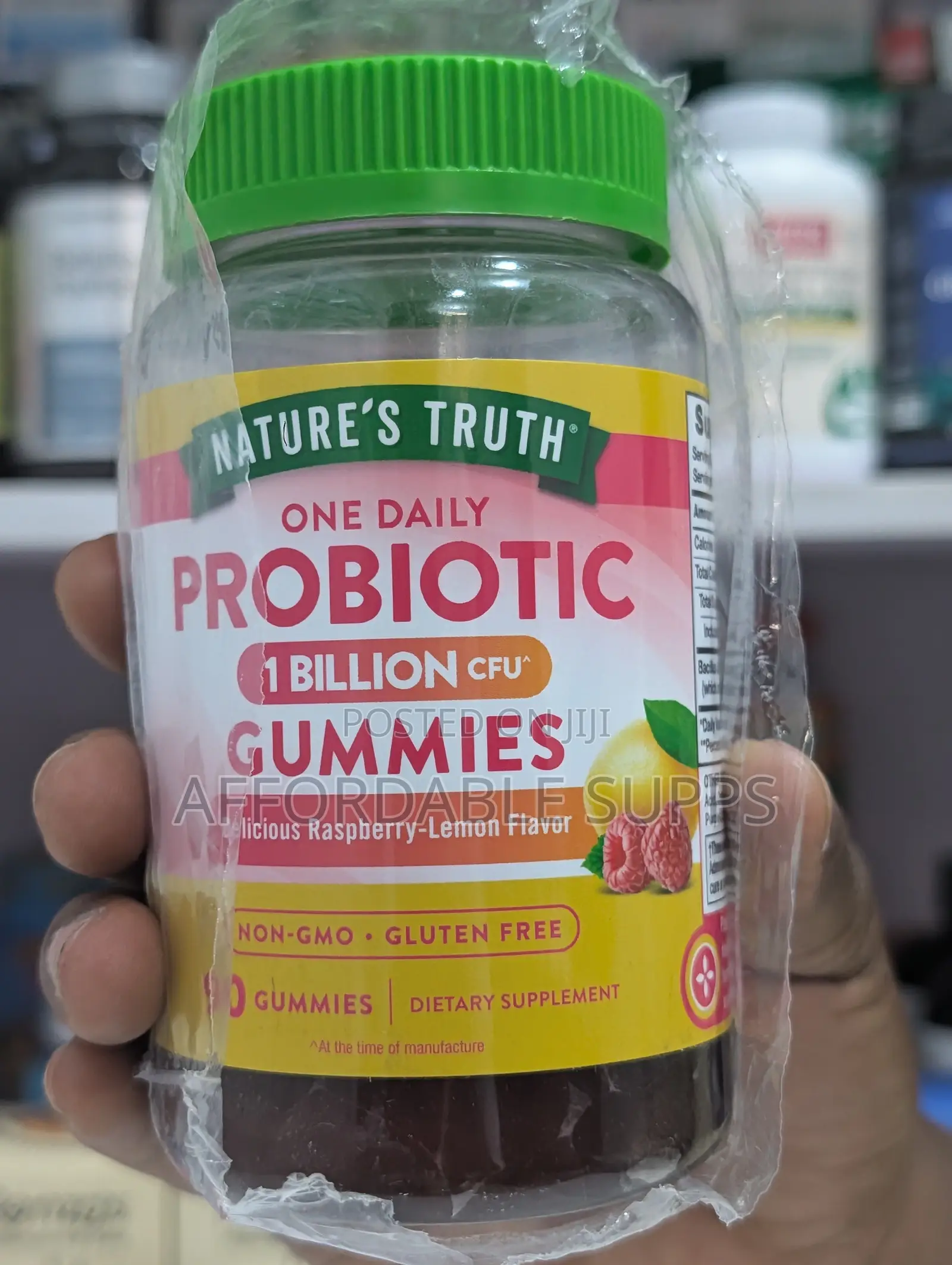 Nature's Truth Probiotic Gummies 2 Billion CFU – 90 Gummies