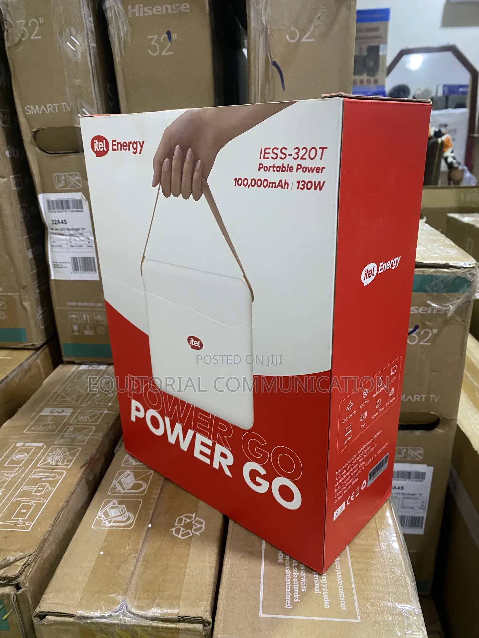 iTel IESS-320T Portable Power Go for Everyday Charging 100,000mAh 130W