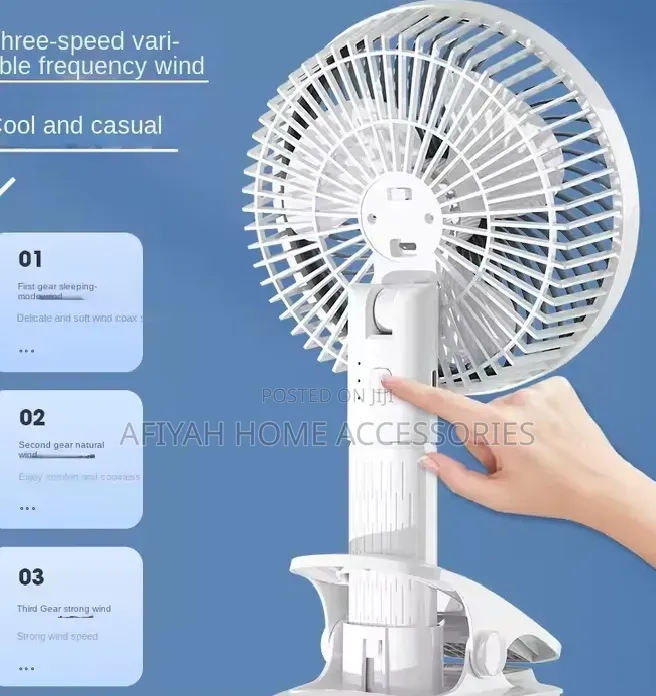 Rechargeable Clip Fan