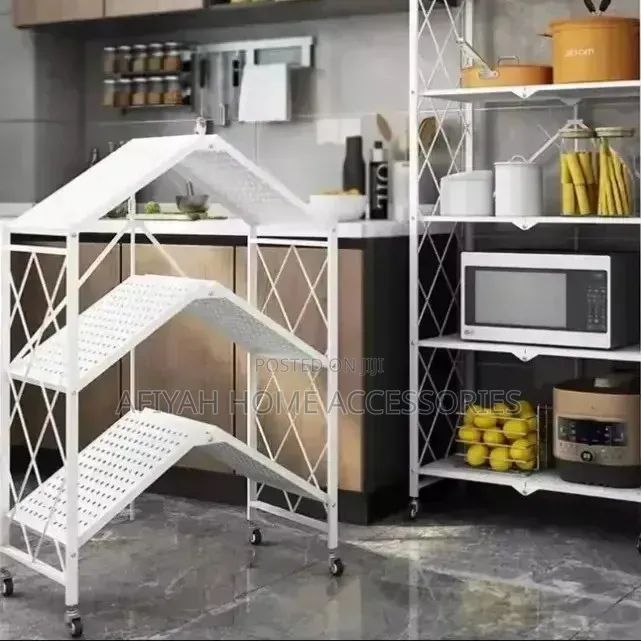 Multipupose Foldable Kitchen Rack Shelves