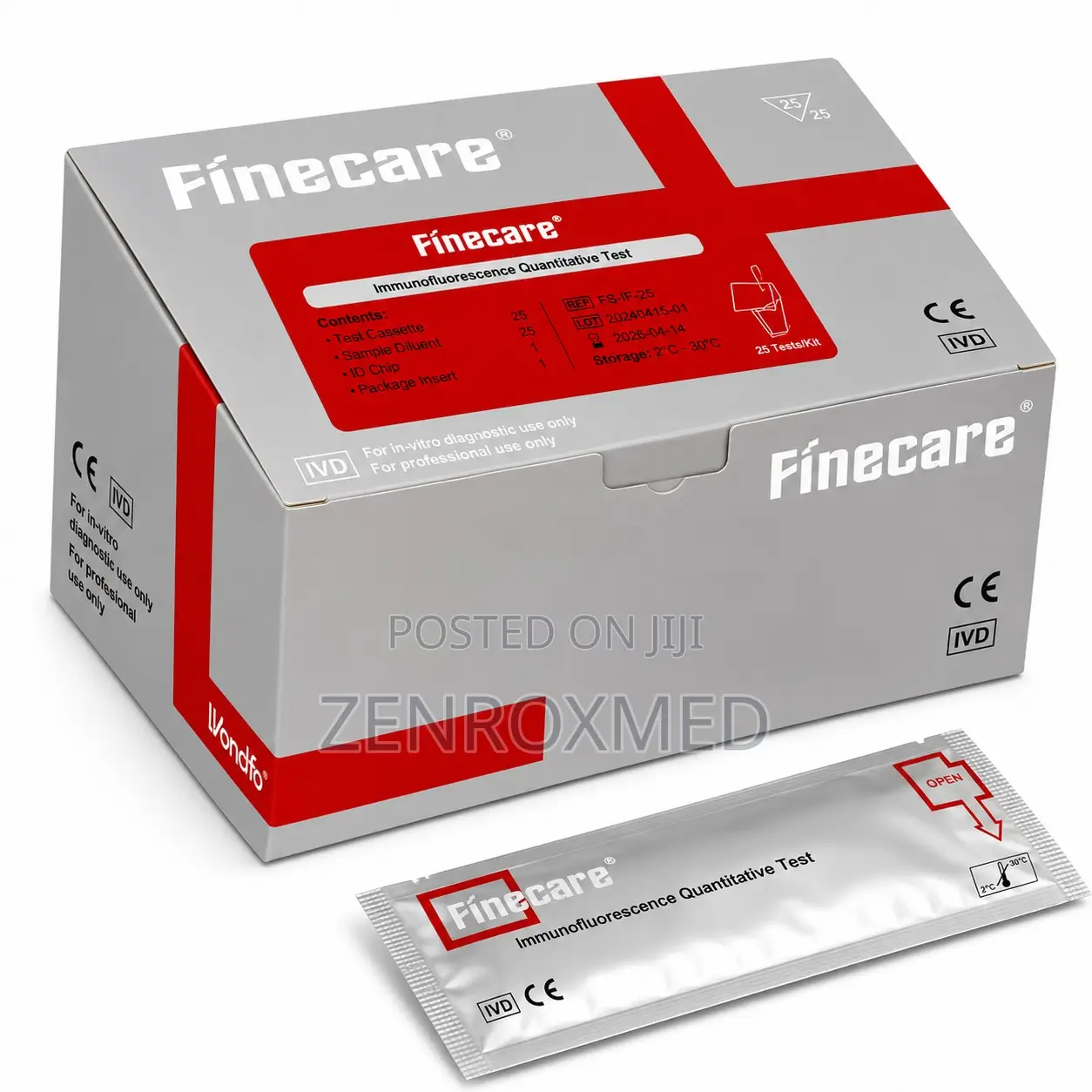 Finecare Wondfo PT/INR 24T Rapid Test Kit