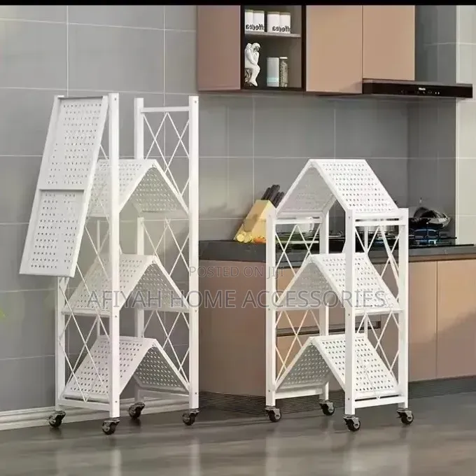 Multipupose Foldable Kitchen Rack Shelves