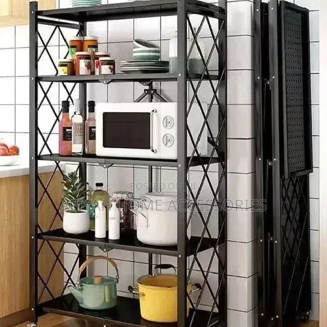 Multipupose Foldable Kitchen Rack Shelves
