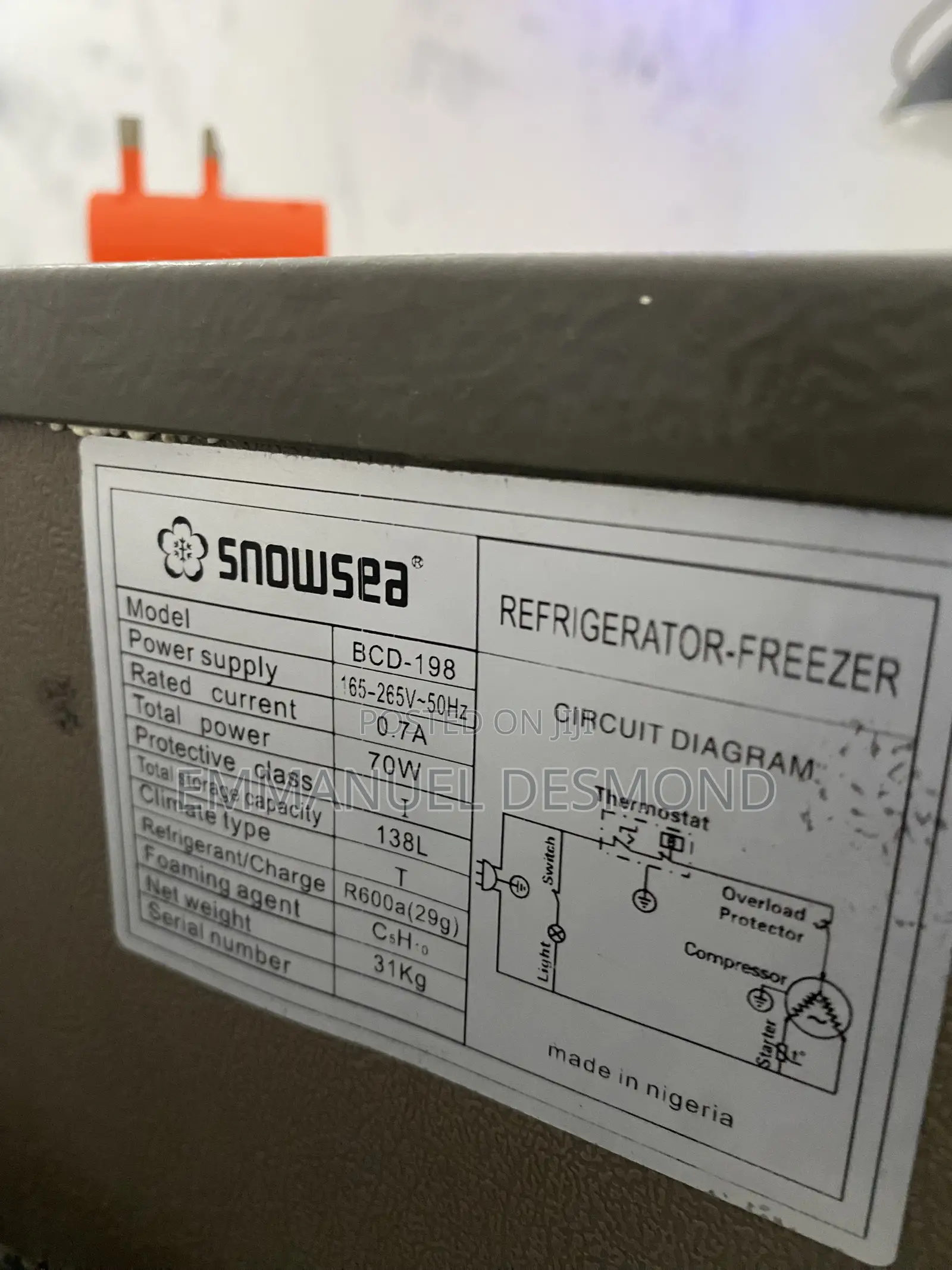 Standing Fridge Working Perfectly