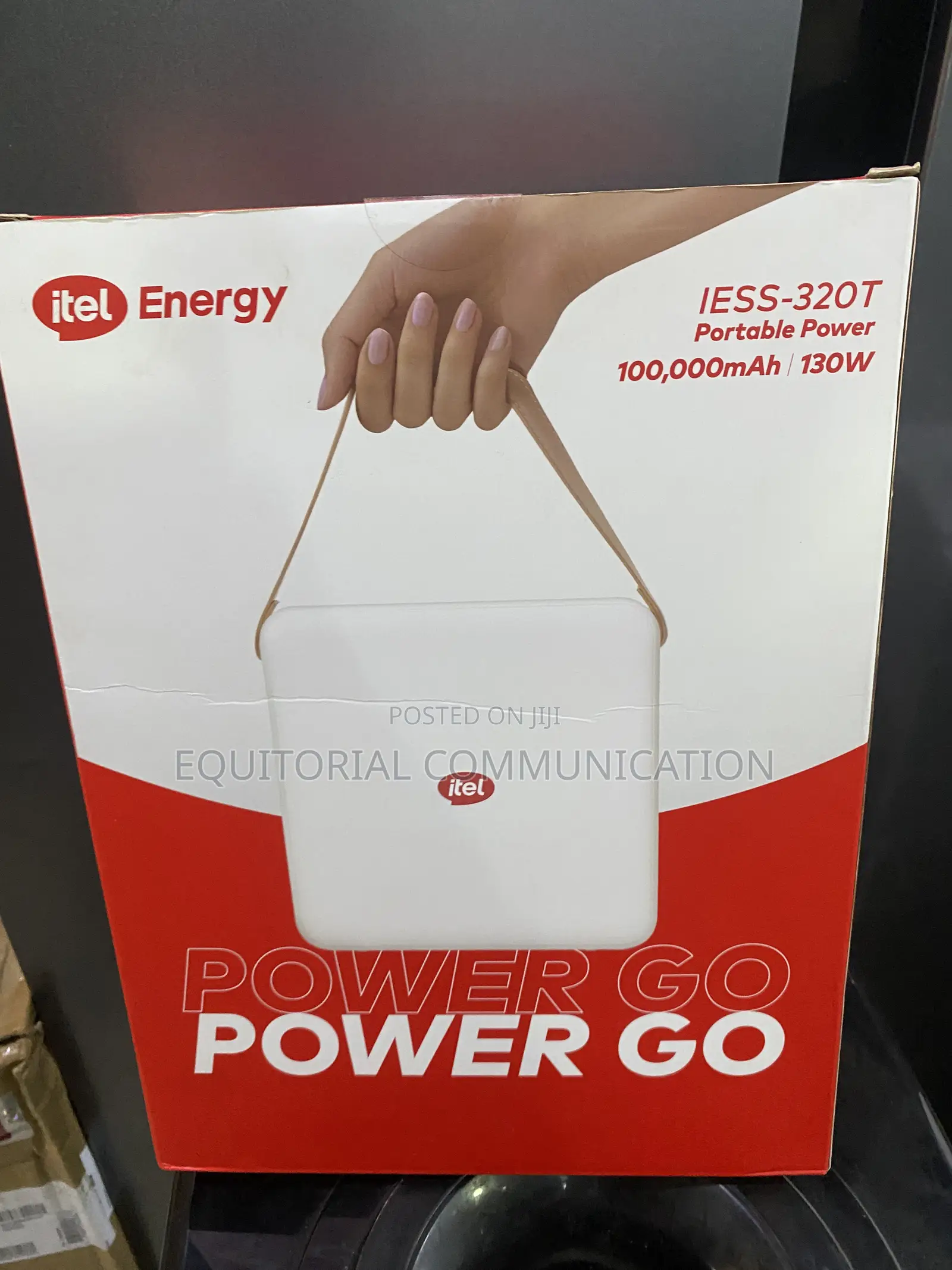 iTel IESS-320T Power Go 100,000mAh High-Capacity Energy Bank 130W