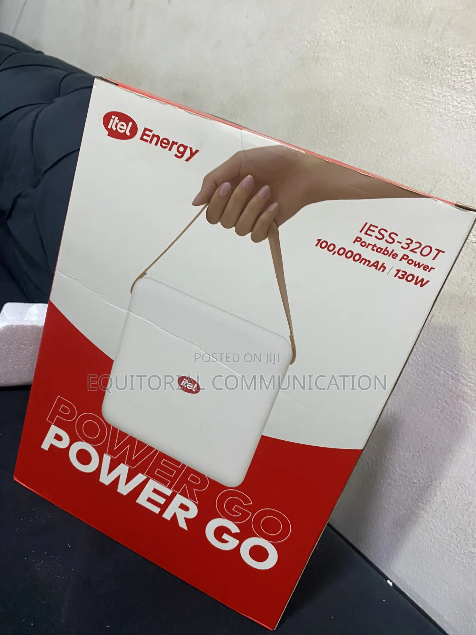 iTel IESS-320T Power Go 100,000mAh High-Capacity Energy Bank 130W