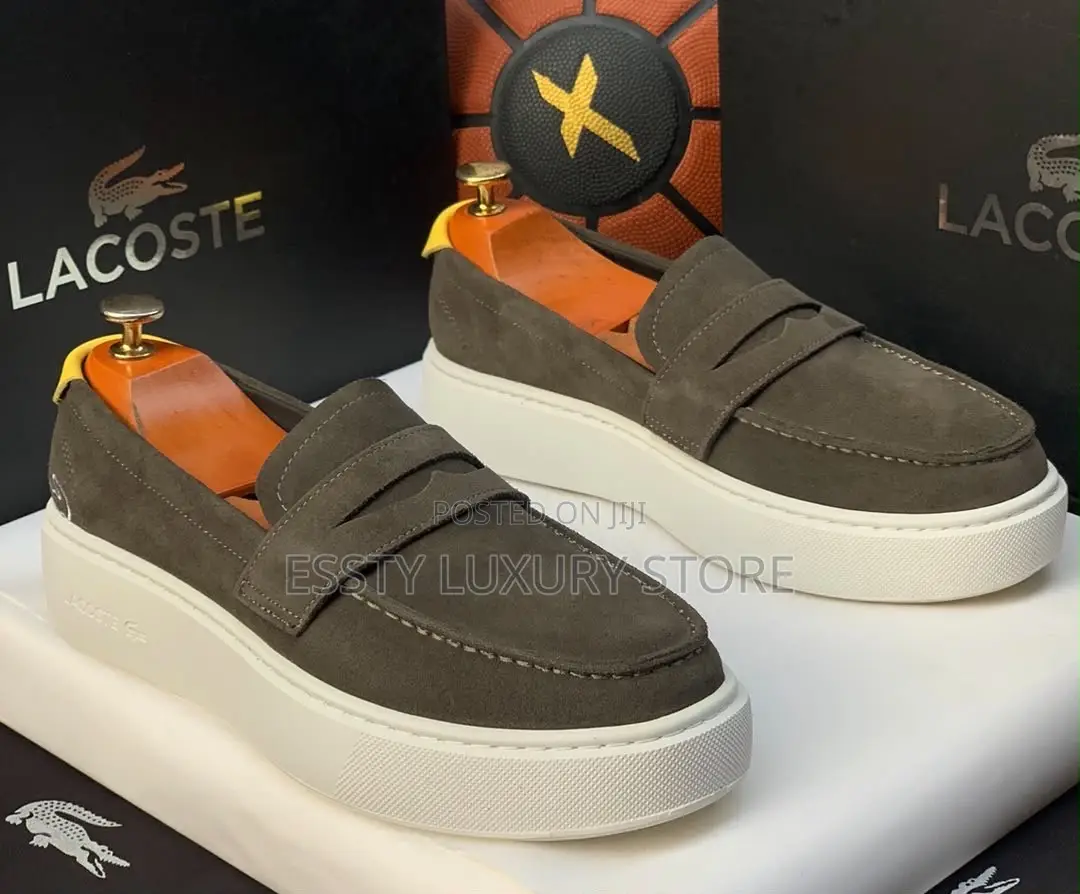 High Quality Luxury Lacoste Men Loafers Shoes