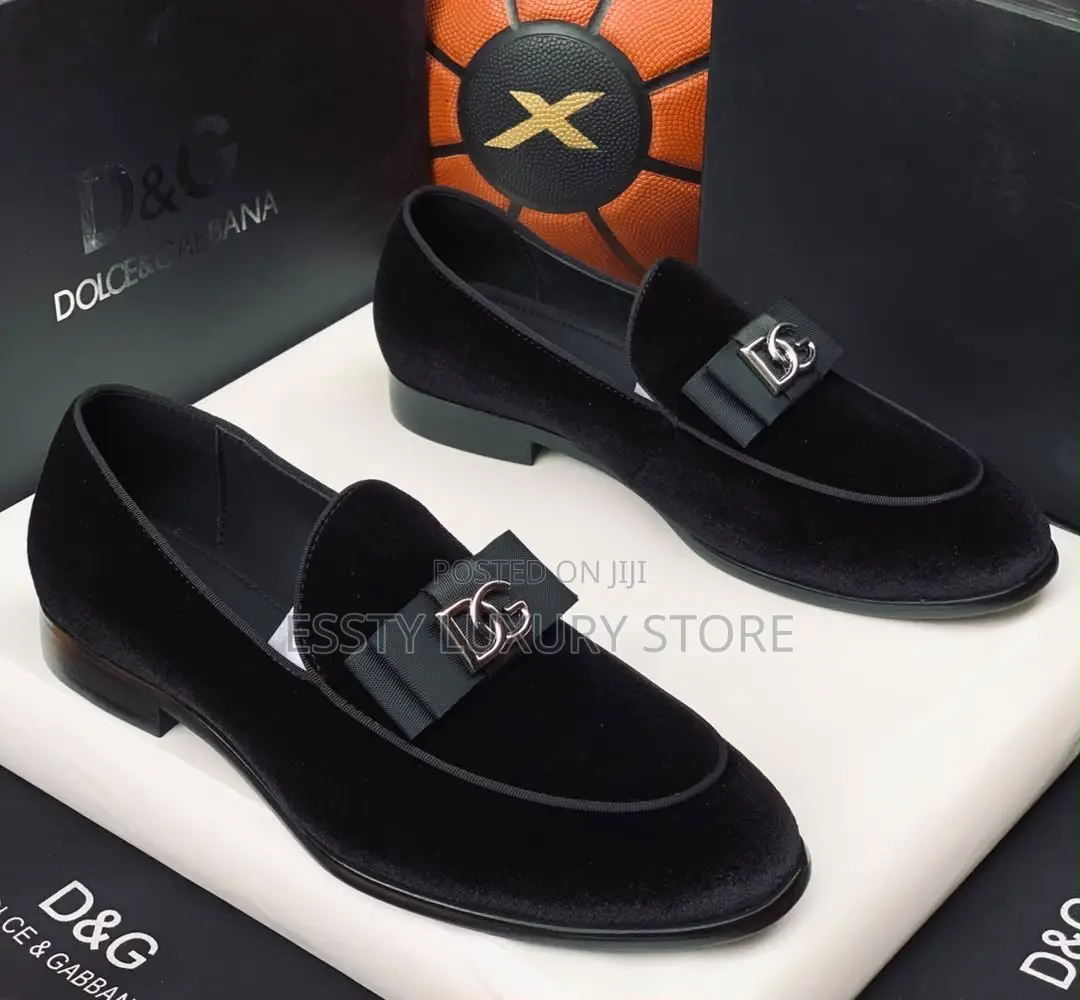 High Quality Luxury Dolce and Gabbana Suede Corporate Shoe