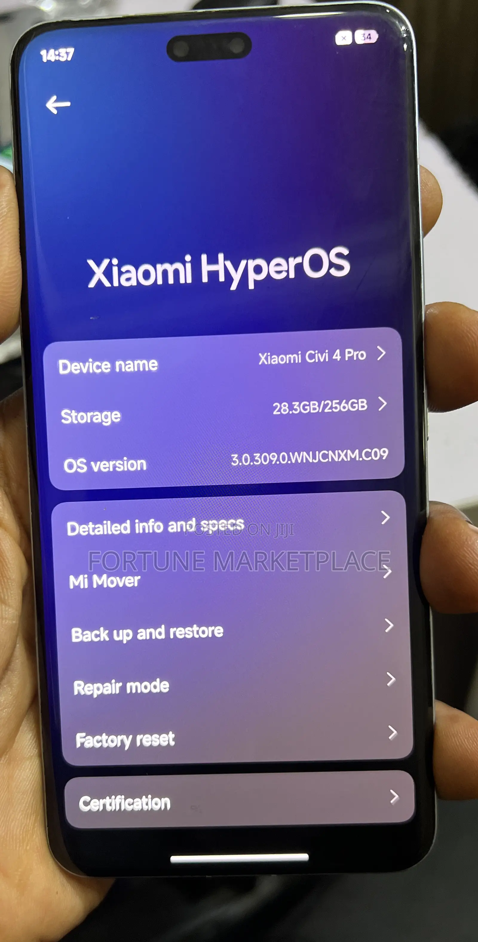 Xiaomi Civi 4 Pro 256 GB Blue