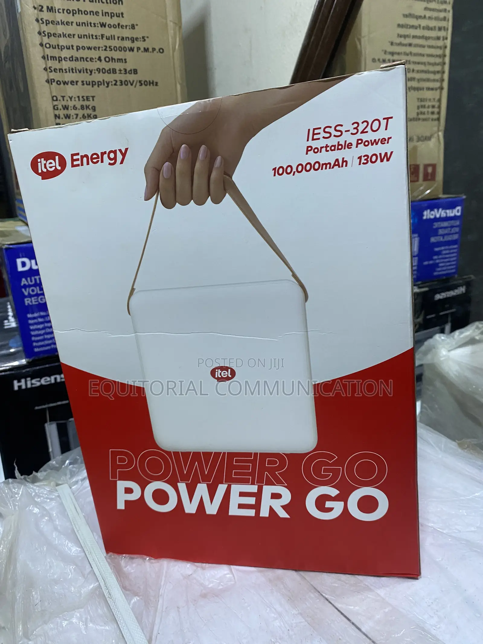 iTel Energy IESS-320T Power Go for Mobile Charging 100,000mAh 130W