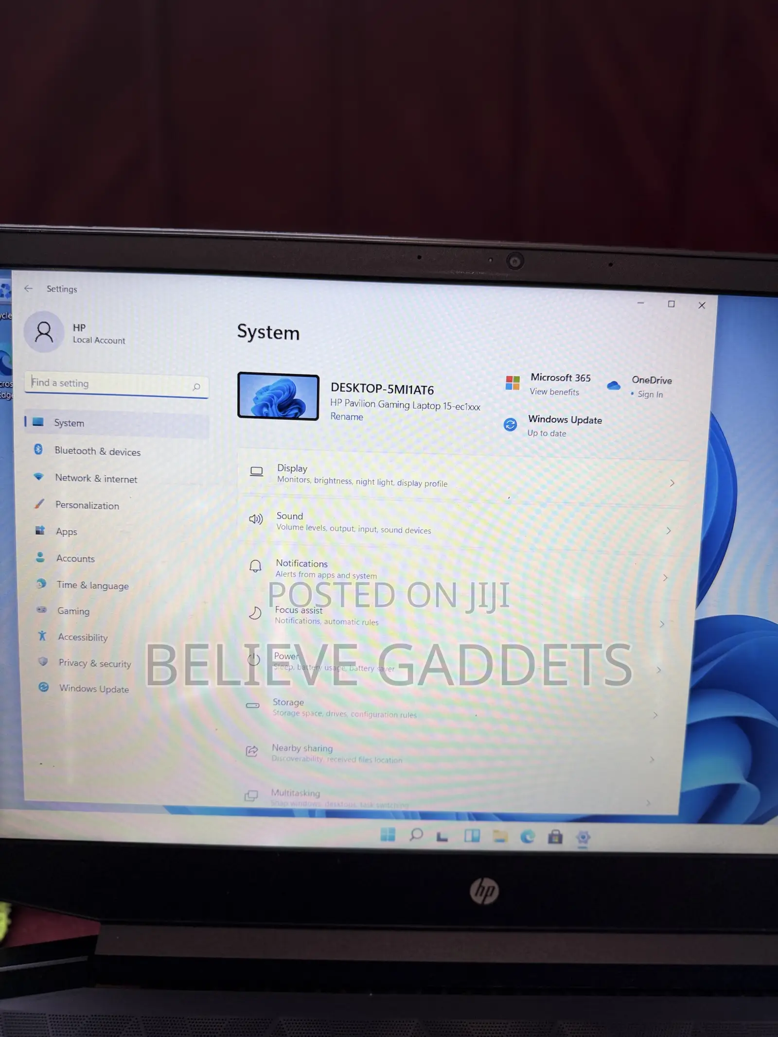 Laptop HP Pavilion 15 8GB AMD Ryzen 5 SSD 256GB