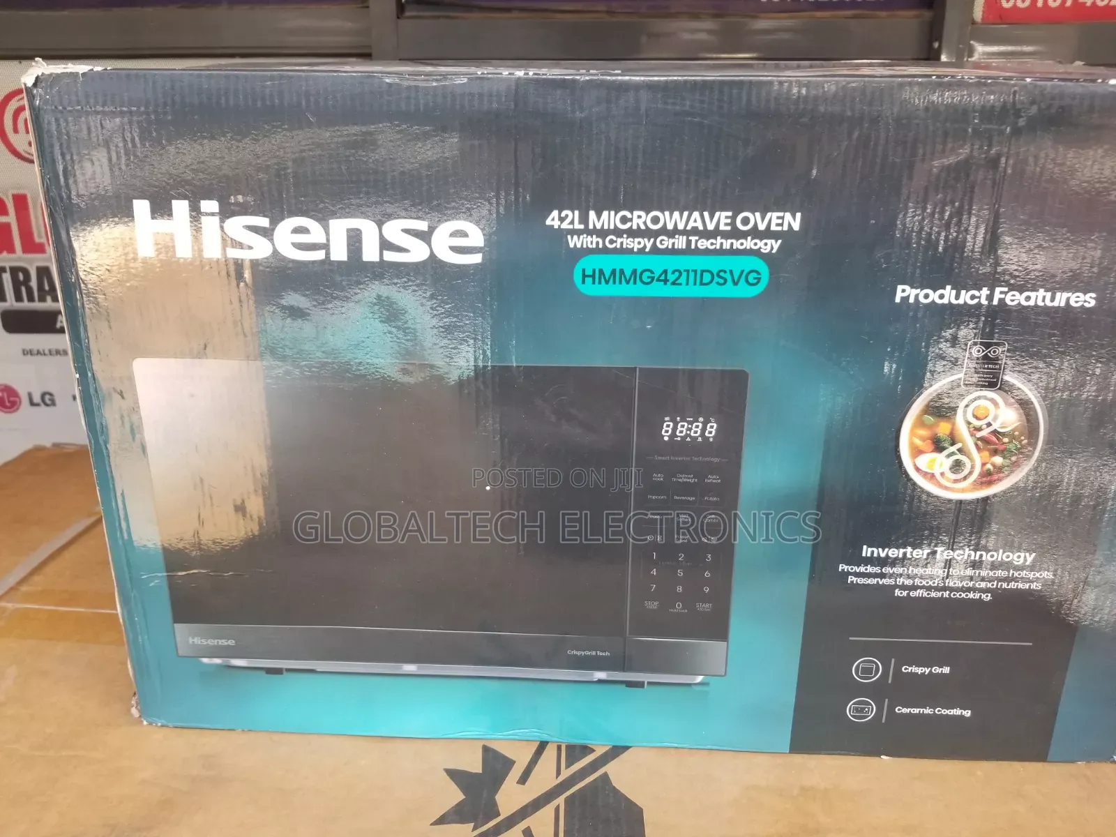 Hisense Microwave & Grill 42L 1500W (HMMG4211DSVG)