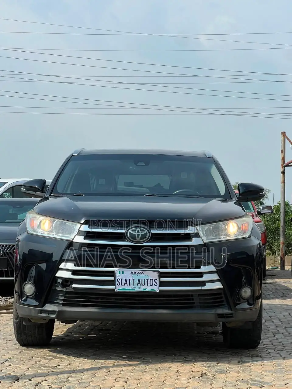 Toyota Highlander XLE 4x4 V6 (3.5L 6cyl 8A) 2017 Black